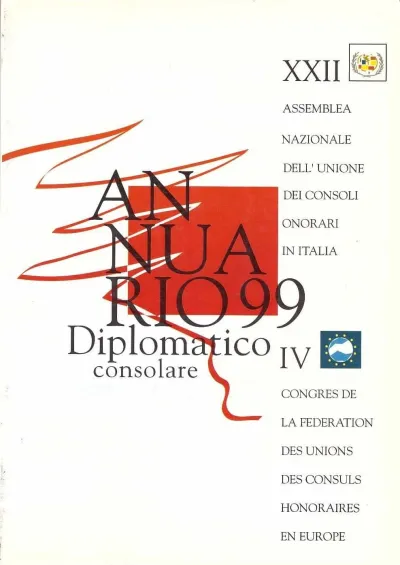 Copertina Annuario Diplomatico Consolare 1999