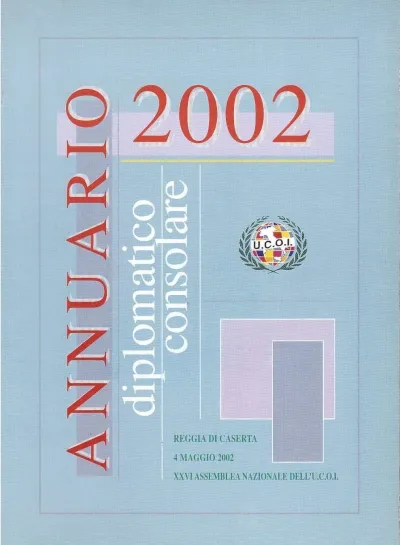 Copertina Annuario Diplomatico Consolare 2002