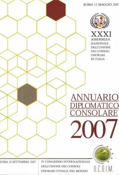 Copertina Annuario Diplomatico Consolare 2007